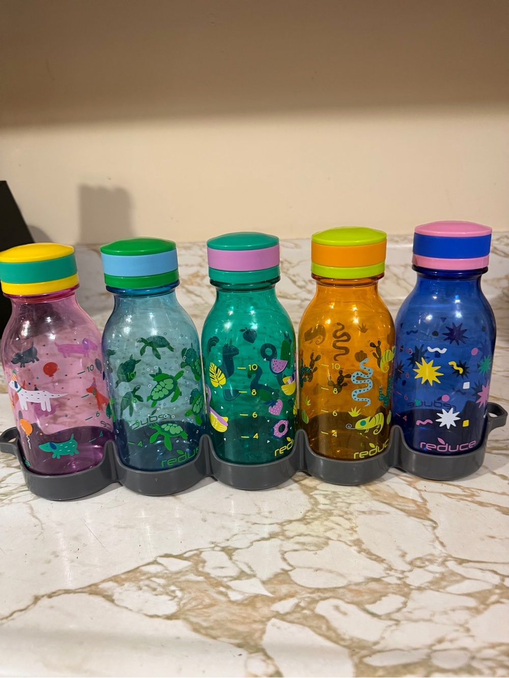 Reduce Kids Reusable 5 Pack Water Bottles- 14oz